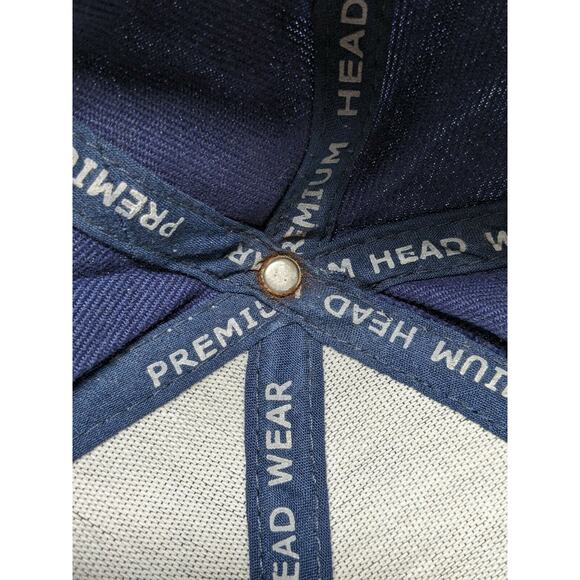 New Era Hat Cap New York Yankees MLB Size 7 1/2 Embroidered Logo Blue Baseball - Picture 12 of 12